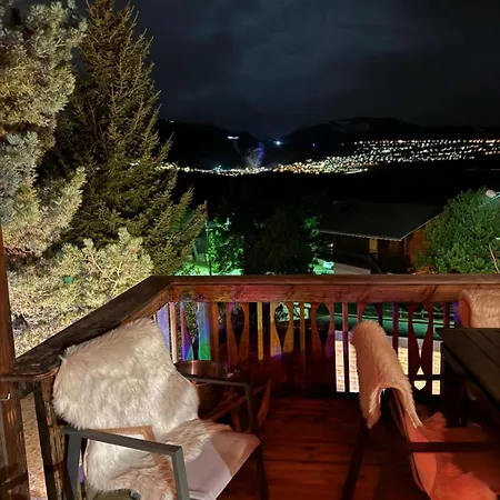 à Vue Et Bain Nordique Chalet